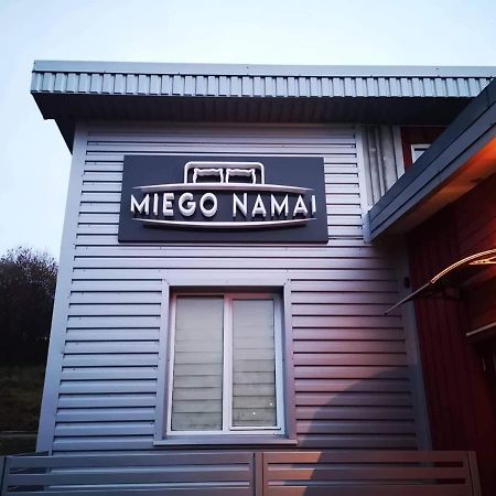 Miego Namai Hostel Gargždai Kültér fotó