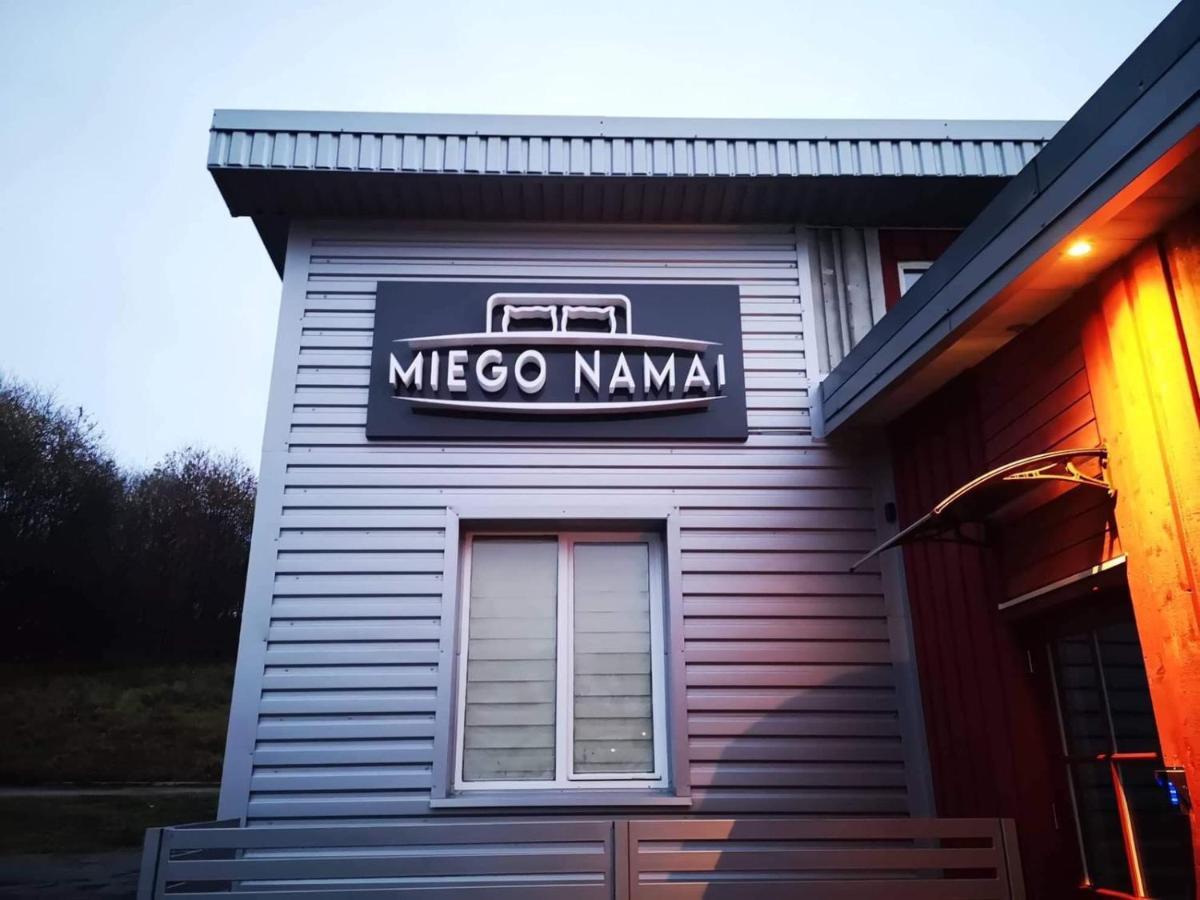 Miego Namai Hostel Gargždai Kültér fotó